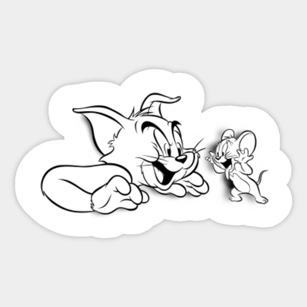 Tom And Jerry Stencil